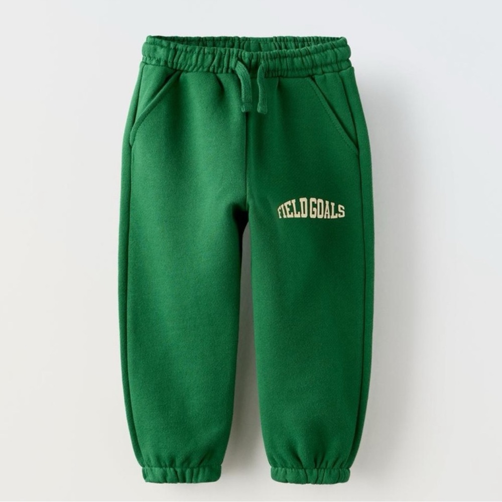 Zara Green Kids Jogger Pants